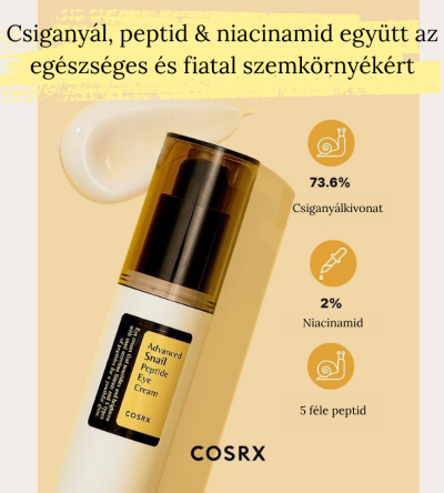 COSRX Advanced Snail Peptide Eye Cream – Csiganyálkivonatos Szemkrém